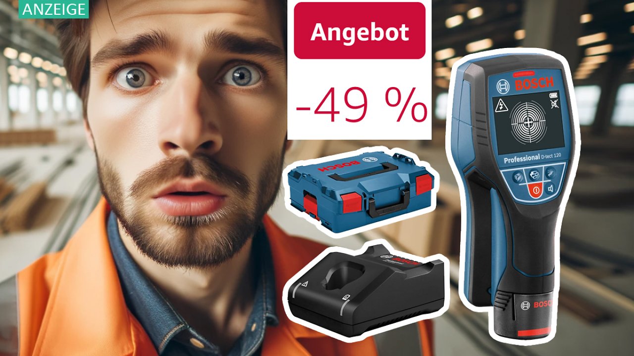 [30/10/2023] Genialer Preis! Bosch Ortungsgerät D-tect 120 heftig reduziert bei Amazon - nirgendwo günstiger