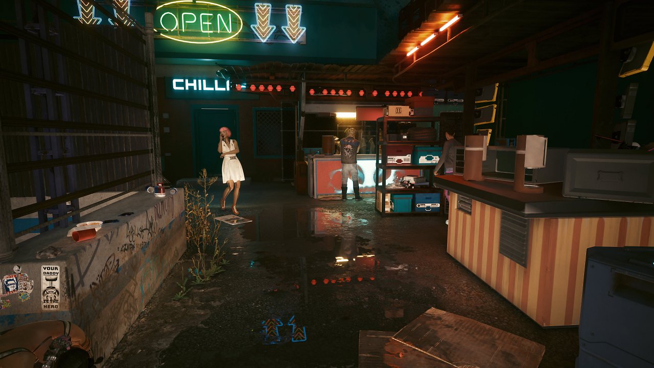 [04/10/2023] JackTheHero: Cyberpunk 2077 Phantom Liberty mit 4K Raytracing Schatten und Reflektionen und Pathtracing Global illumination mit Reshade RTGI 0.36.1. Setting in Reshade ist 3 Rays per Pixel und 40 Steps. Inifnite Bounces. Verschafft mir 30-40 Fps average. (3)