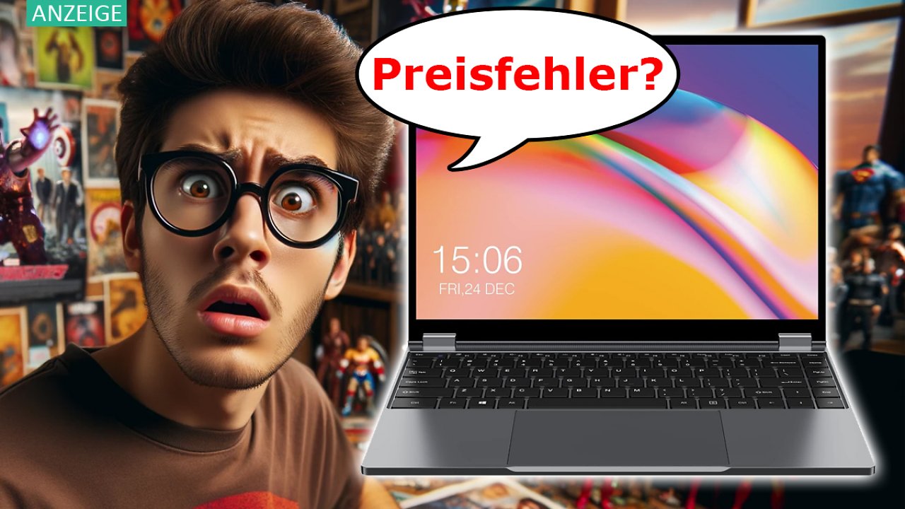 [31/10/2023] 329 Euro sind dafür Wahnsinn: Laptop mit 13,5