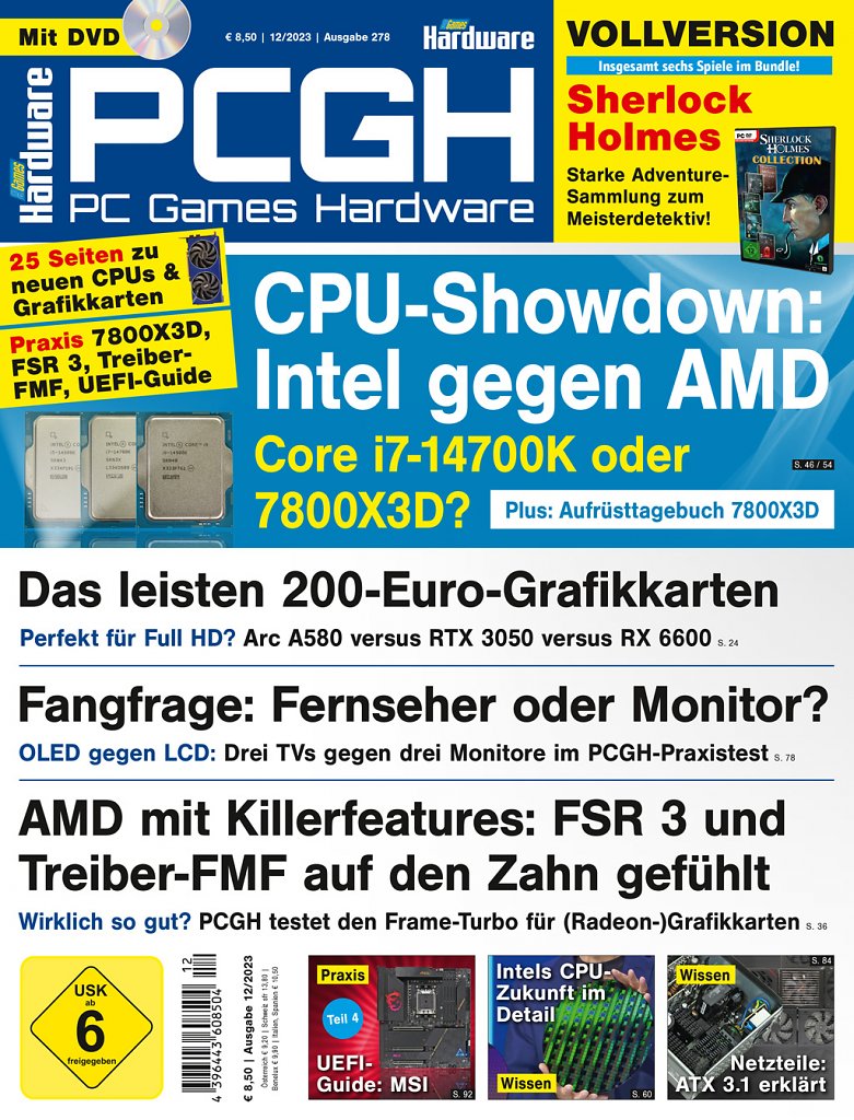 [27/10/2023] DVD-Cover der PCGH-Ausgabe 12/23. Auf der DVD finden Sie nicht nur weitergehendes Artikelmaterial wie mehr Bilder, sondern auch eine Steam-Vollversion (siehe weiter unten).