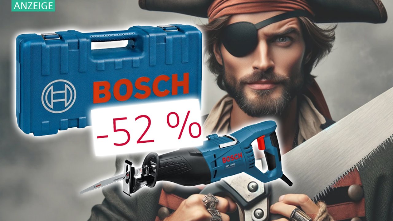 [23/10/2023] Bosch Säbelsäge bei Amazon heftig reduziert - inkl. Sägeblätter für Holz und Metall & Koffer