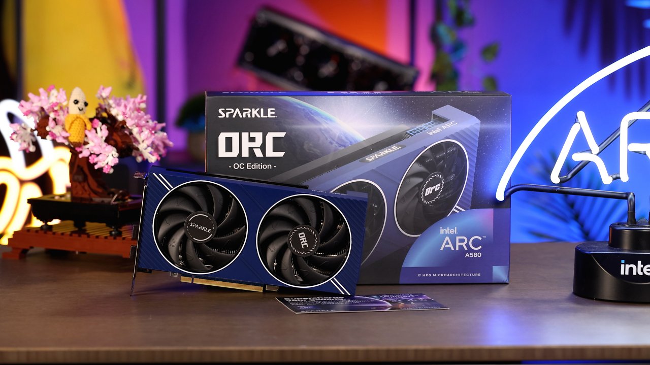 [10/10/2023] Intel Arc A580 im Test: Sparkle Arc A580 Orc OC