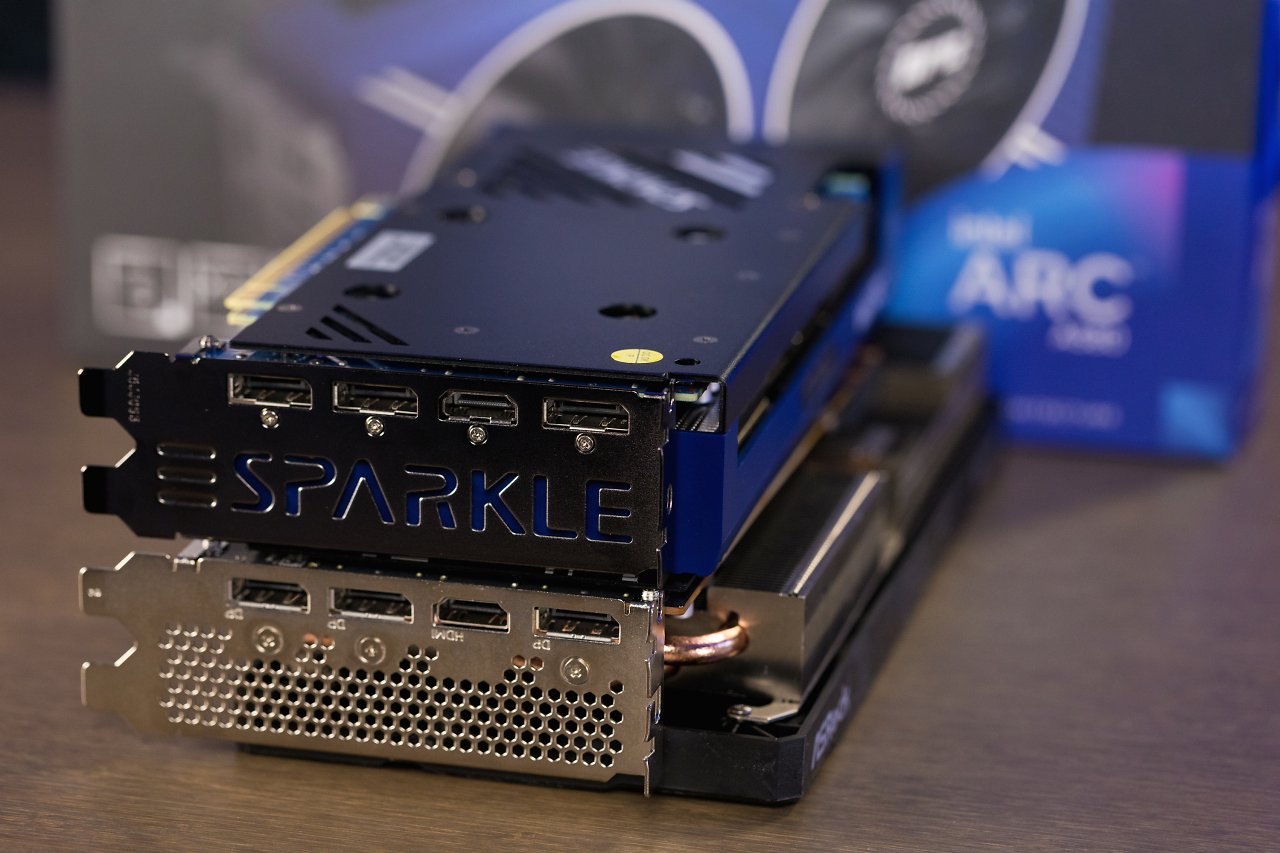 [10/10/2023] Sparkle Arc A580 Orc OC auf Asrock Arc A580 Challenger OC