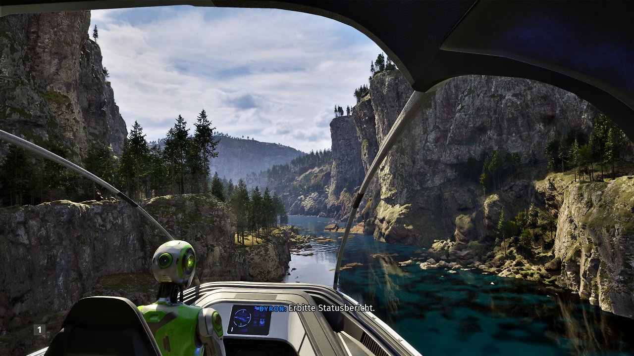[29/10/2023] Mit dem VTOL begeben Sie sich mitsamt einer Crew auf eine Expedition zur mysteriösen Megastruktur.