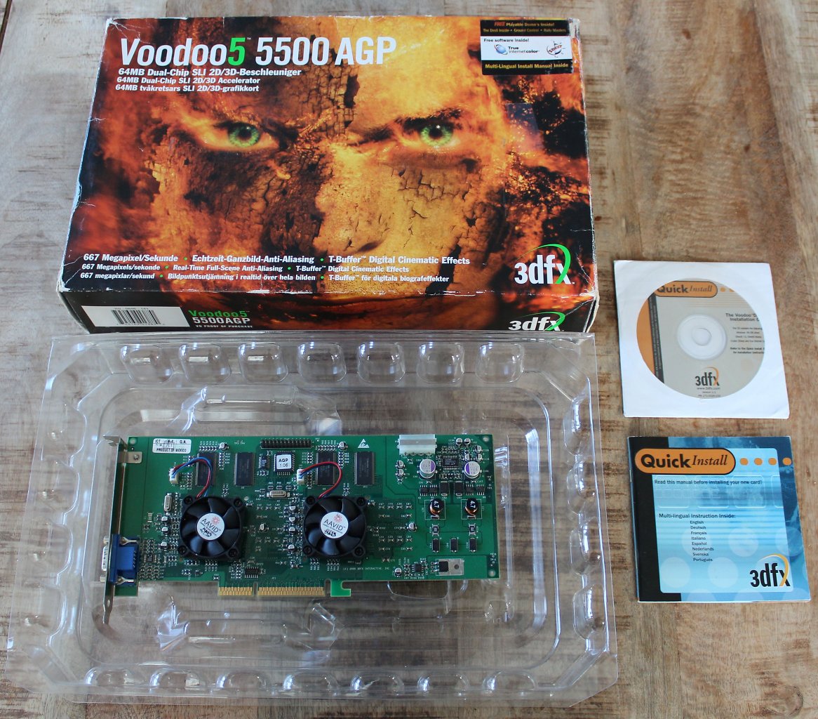 [24/10/2023] Voodoo 5 5500 AGP