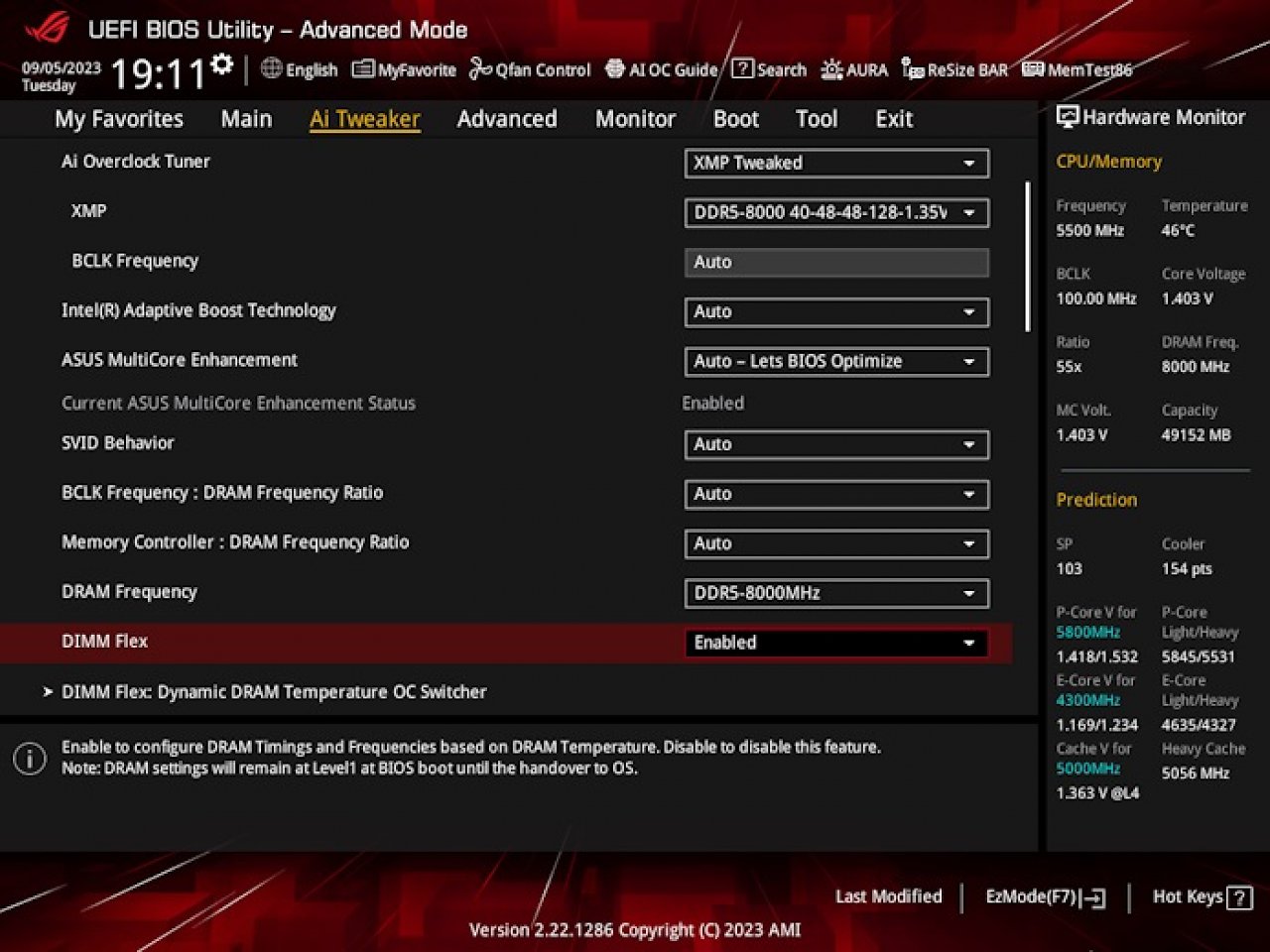 [17/10/2023] Asus DIMM Flex