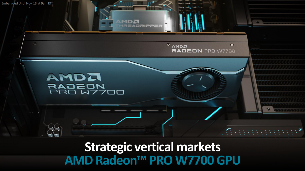 [13/11/2023] AMD Radeon Pro W7000 Series