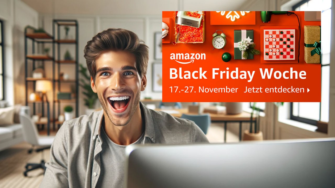 Nicht verpassen! Black Friday 2023 bei Amazon - die besten Angebote zum Start der Mega-Rabatt-Aktion