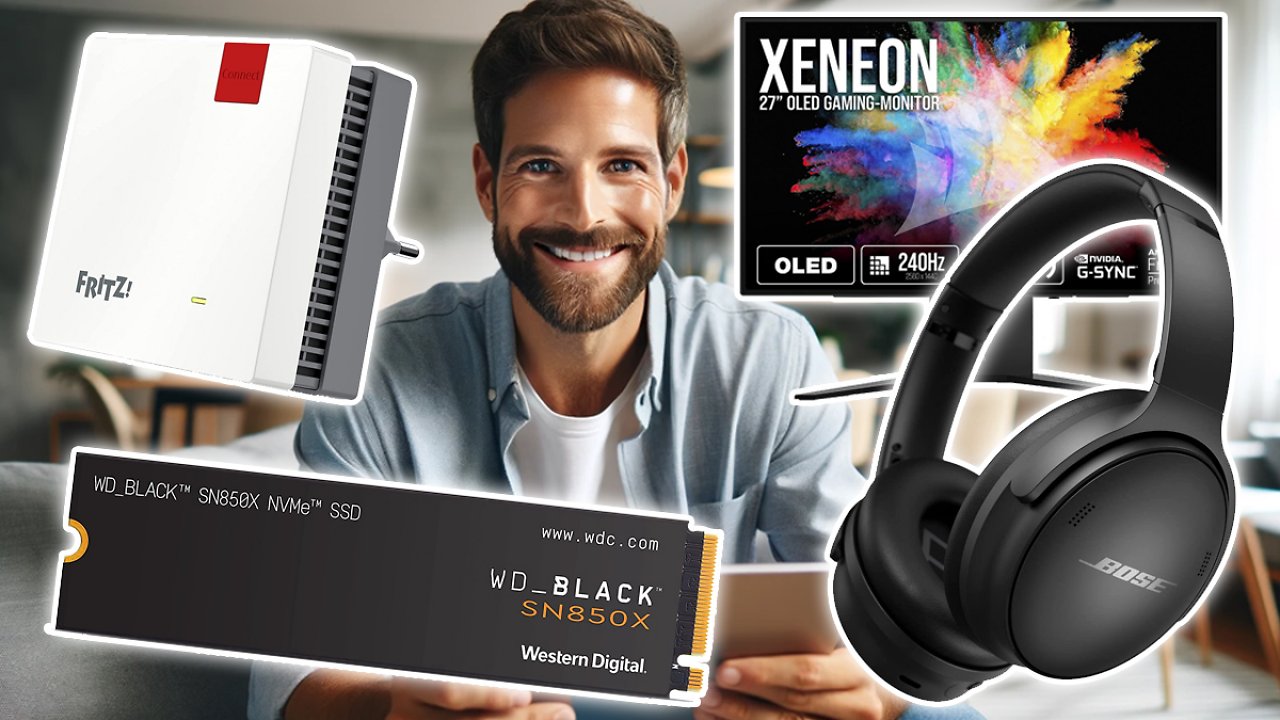 [17/11/2023] Stark reduzierte Technik beim Amazon Black Friday: AVM, Bose, Corsair, WD & Co. in der Übersicht - viele Bestpreise!
