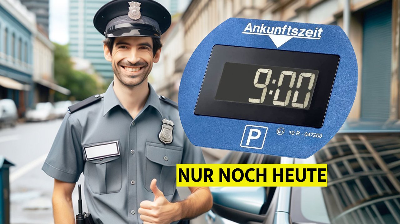 [27/11/2023] Nur noch am Amazon Cyber Monday 45 % günstiger: Strafzettel vermeiden mit elektronischer Parkscheibe