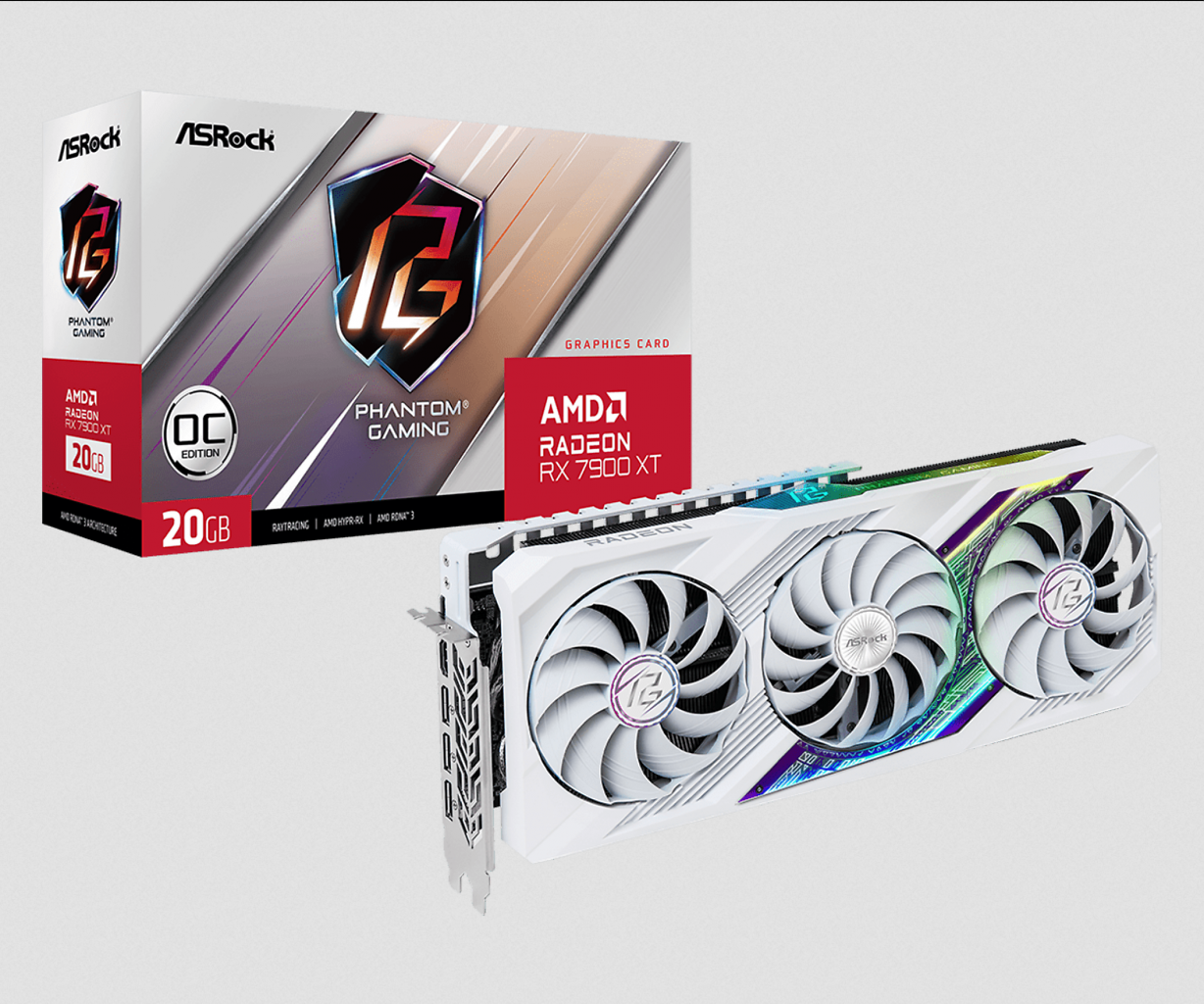 [23/11/2023] Asrock Radeon RX 7900 XT Phantom Gaming White 20GB OC