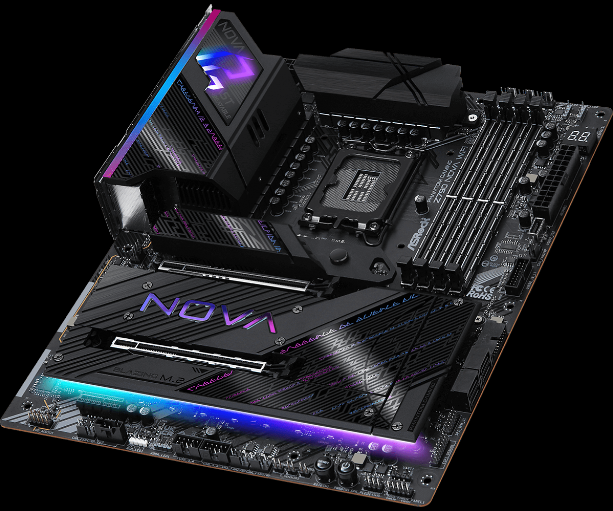 [09/11/2023] Asrock Z790 Nova WiFi: Neues High-End-Mainboard mit sechs M.2-NVMe-Steckplätzen (3)