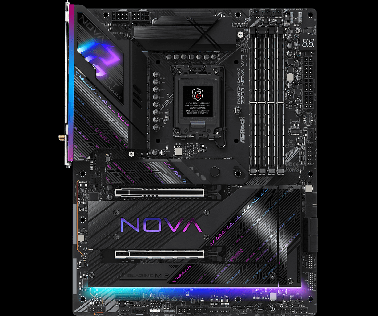 [09/11/2023] Asrock Z790 Nova WiFi: Neues High-End-Mainboard mit sechs M.2-NVMe-Steckplätzen (4)
