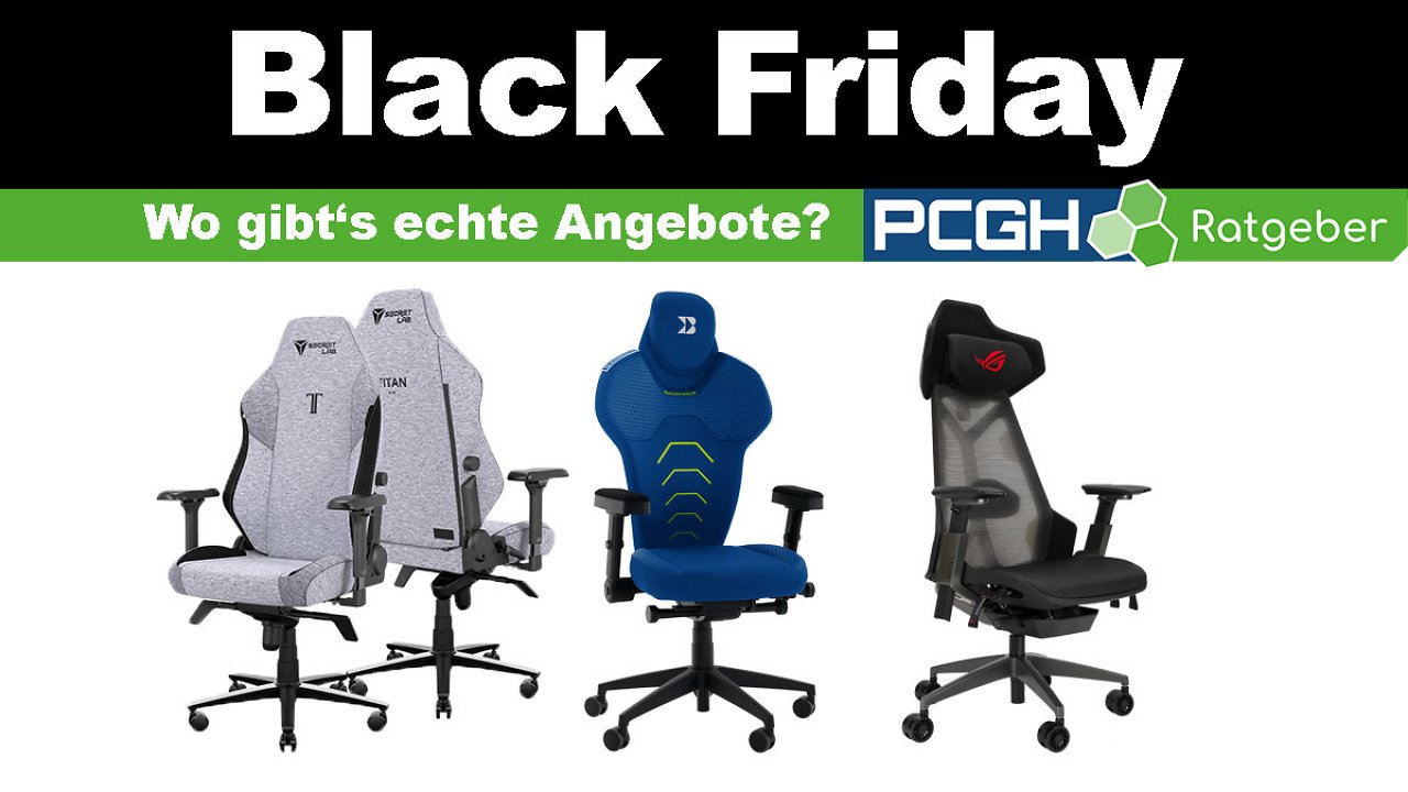 [23/11/2023] Gaming-Stühle zum Black Friday: Welche Angebote lohnen sich wirklich?
