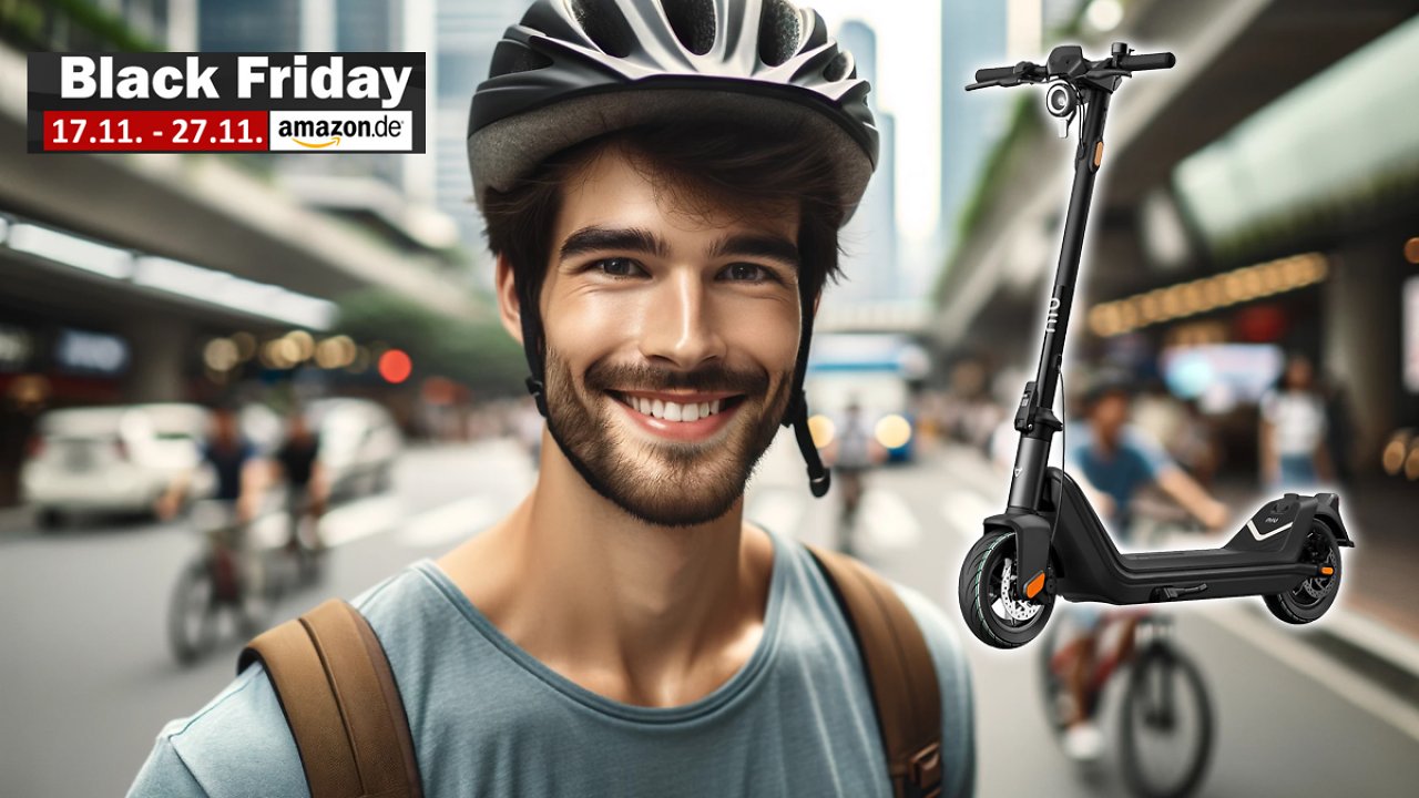 [17/11/2023] Dieses-Black-Friday-Angebot fährt allen davon: E-Scooter mit bis zu 50 km Reichweite bei Amazon