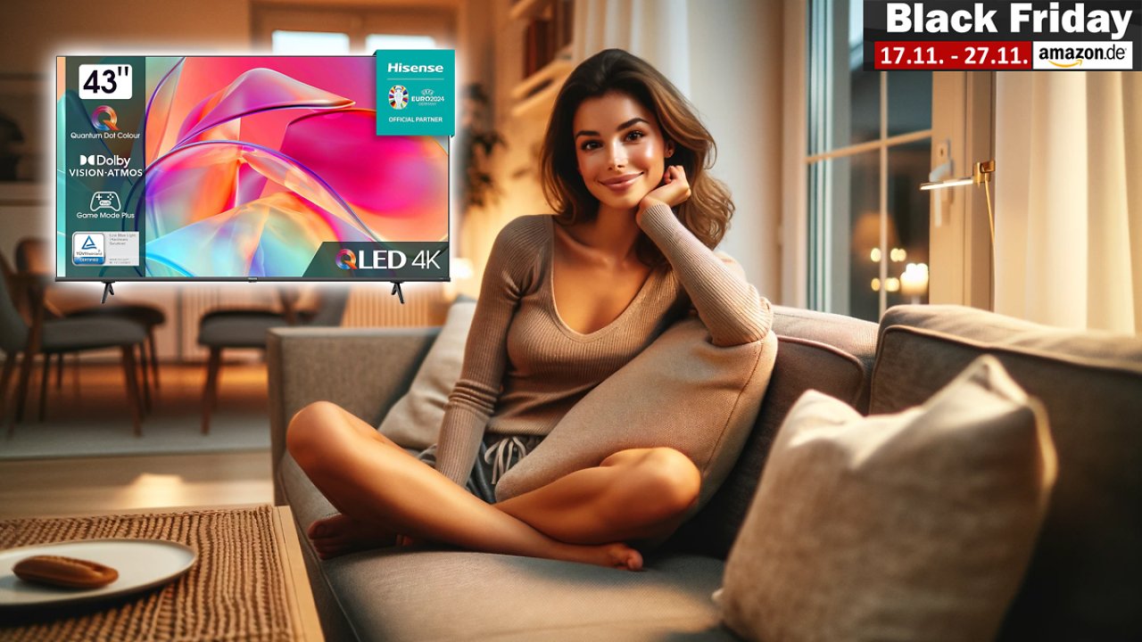 [22/11/2023] Wirklich wahr: Hisense-Smart-TV mit 43 Zoll, 4K und HDR10 jetzt zum Black-Friday-Preis sichern - kostet nur 299 Euro