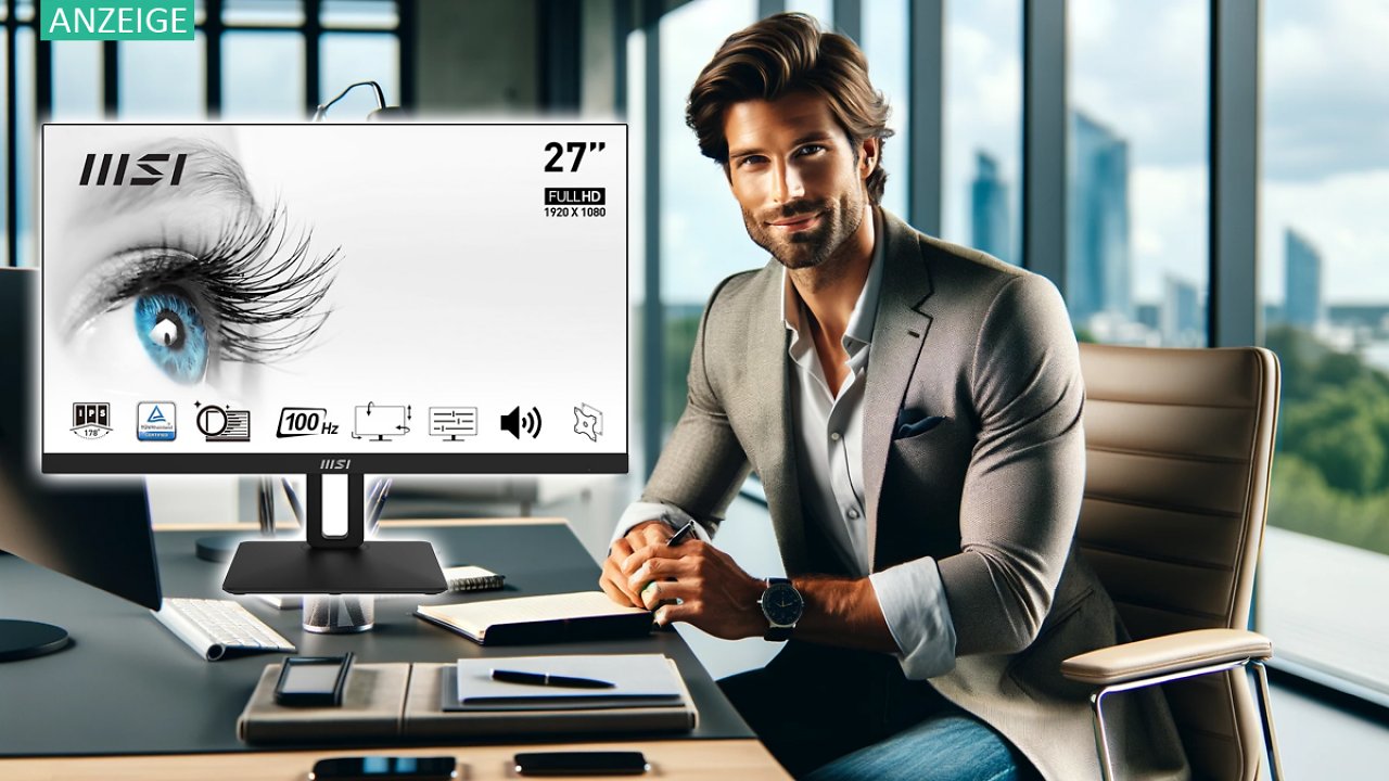 [06/11/2023] Schon jetzt ein Black-Friday-Angebot? Amazon reduziert MSI-Monitor mit 27 Zoll um satte 40 Prozent&nbsp;