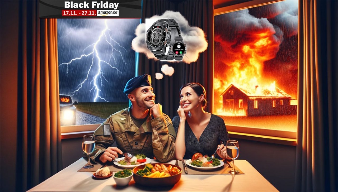 [23/11/2023] Black Friday 2023 Militär-Smartwatch