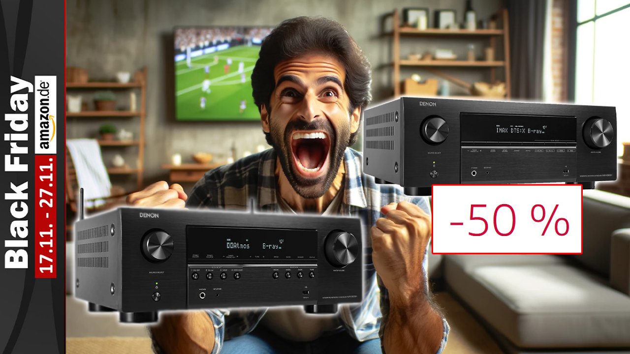 [16/11/2023] Denon-Receiver erobern Amazons Black Friday: Denon-Receiver für das Heimkino mit über 800 Euro Rabatt im Angebot