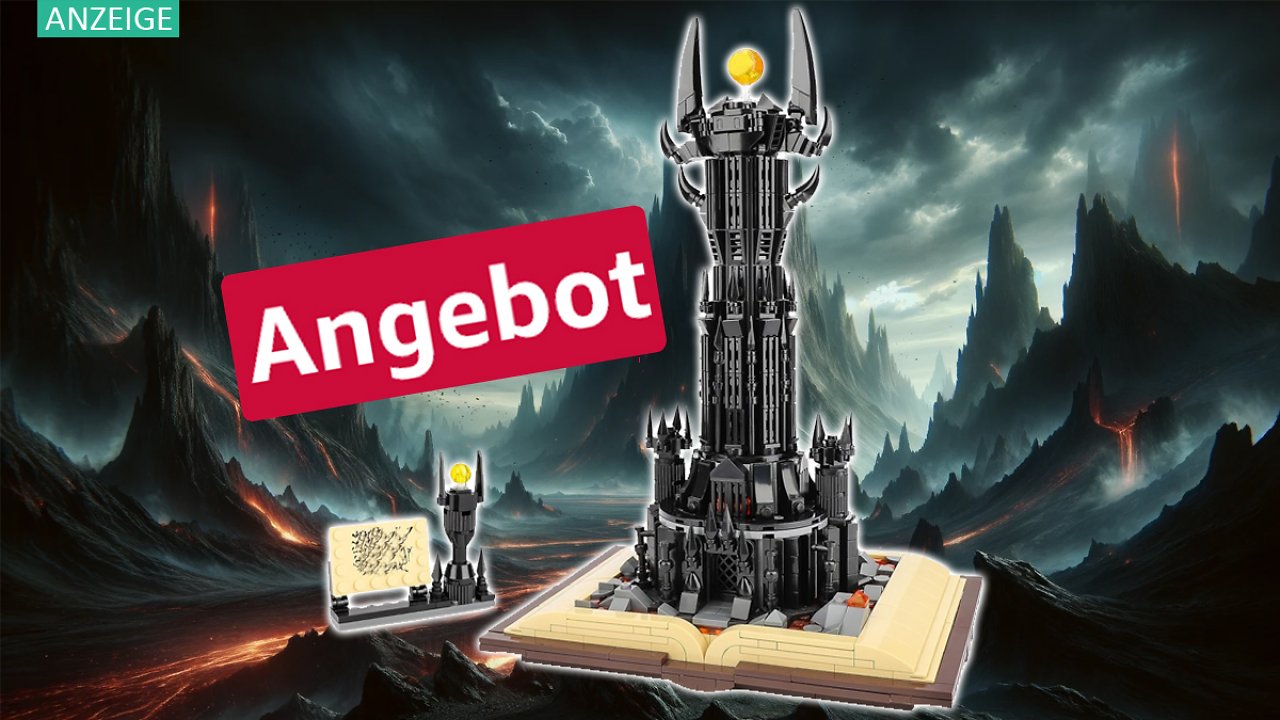 [08/11/2023] Der dunkle Turm Saurons von Lego Herr der Ringe für 34,98 Euro?! Nein, aber dieses Set bei Amazon ist trotzdem spitze