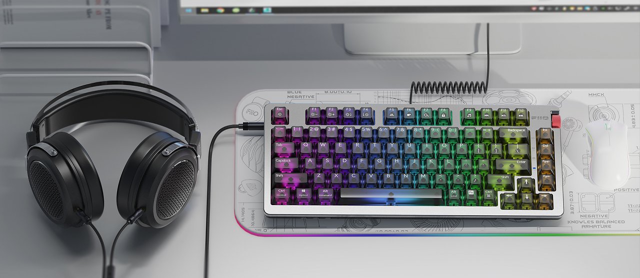 [21/11/2023] Fiio KB3 HiFi: Mechanische Tastatur mit DAC und AMP veröffentlicht