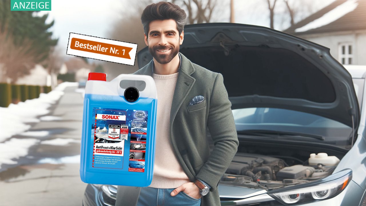 [09/11/2023] Schlierenfrei, effizient & rabattiert: Deshalb schütten alle diesen Frostschutz von Sonax in ihr Auto