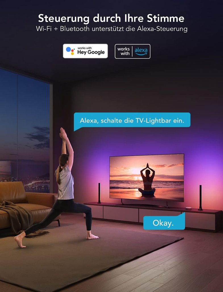 [28/11/2023] Govee TV Lightbar mit Alexa
