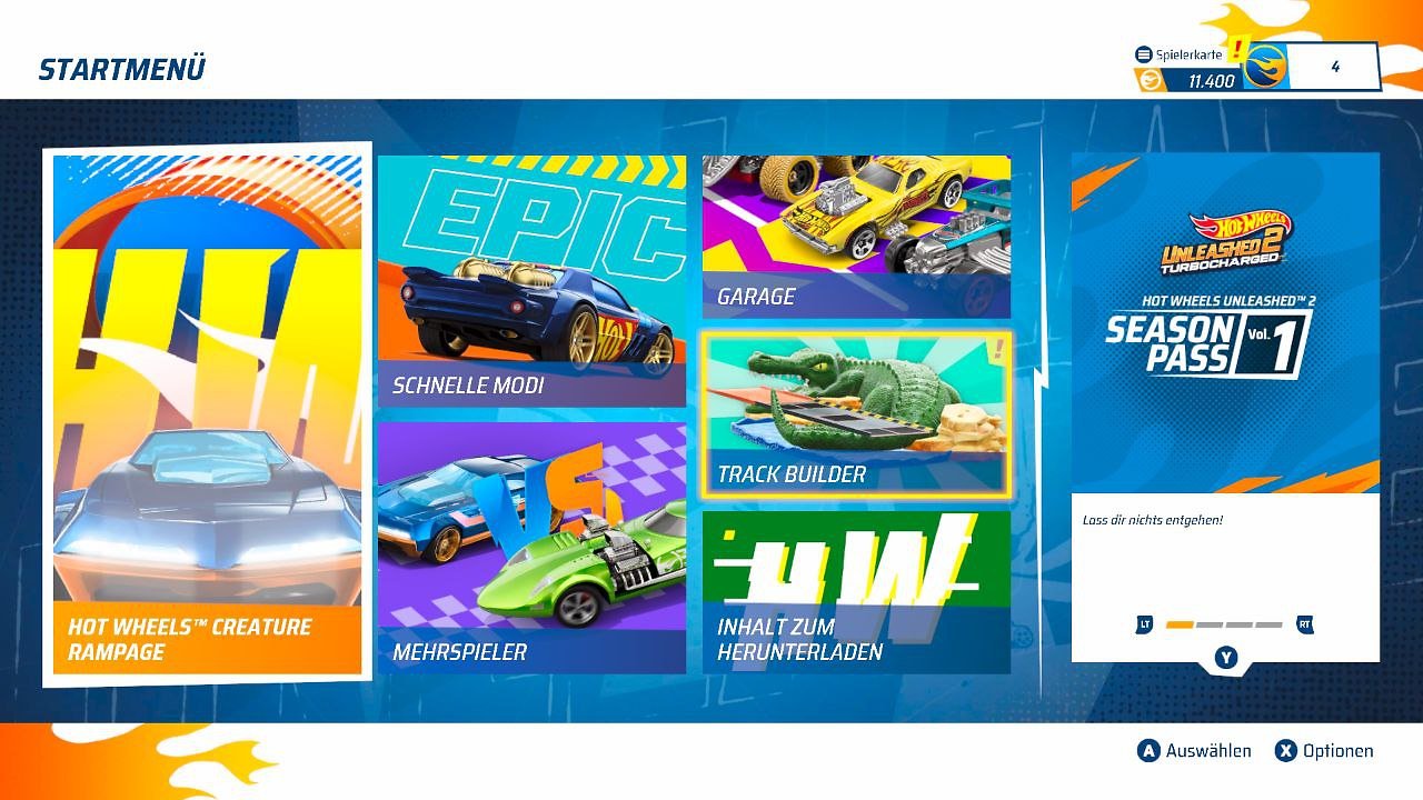 [23/11/2023] Hot Wheels Unleashed 2 Hauptmenü