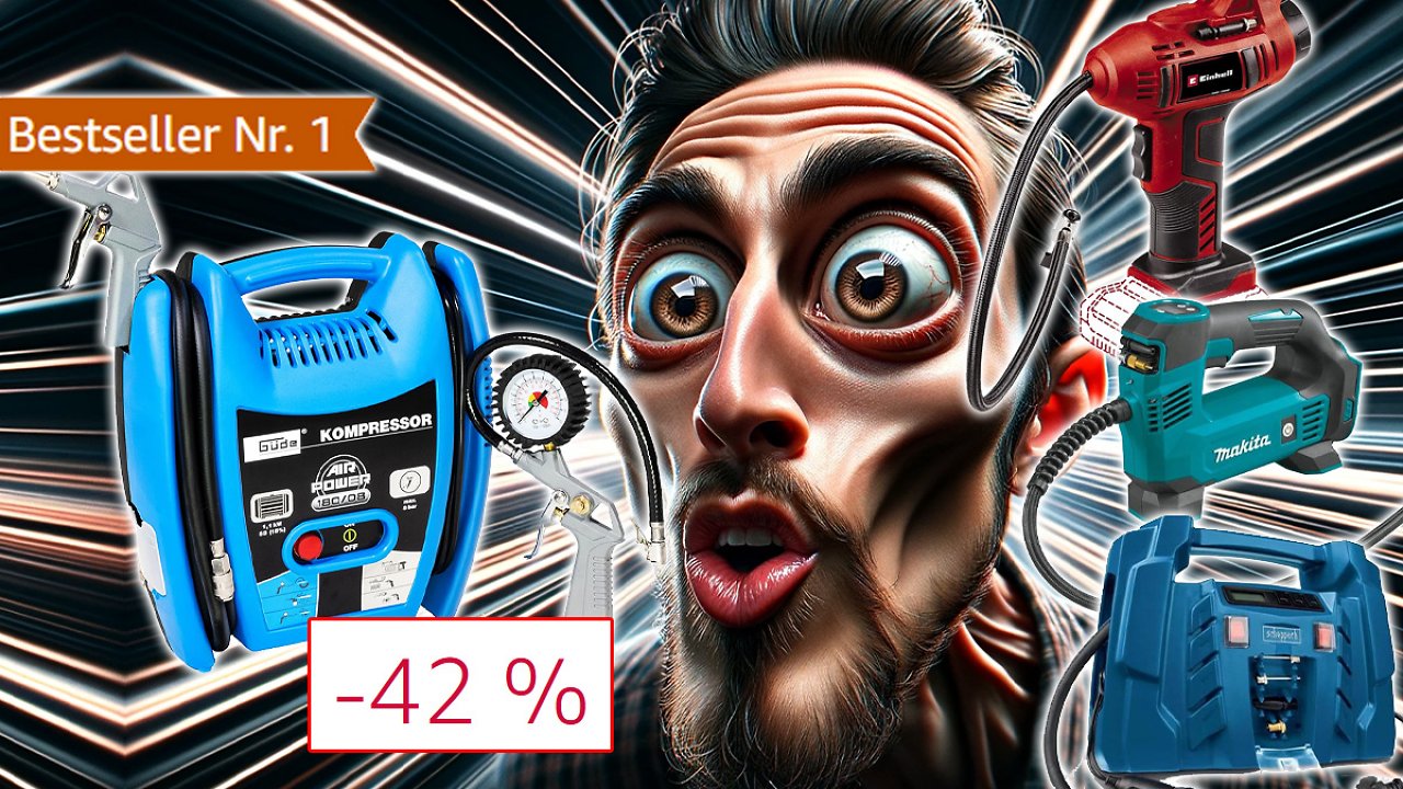 [16/11/2023] Makita, Einhell oder Scheppach? Nein! Mit 42 % Rabatt ist dieser Kompressor absoluter Bestseller auf Amazon
