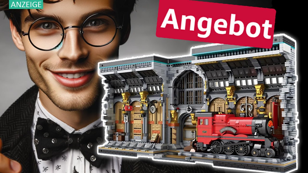 [14/11/2023] Besser als Lego Harry Potter Hogwarts Express? Großes Set mit Zug und Bahnsteig bei Amazon günstig gezaubert