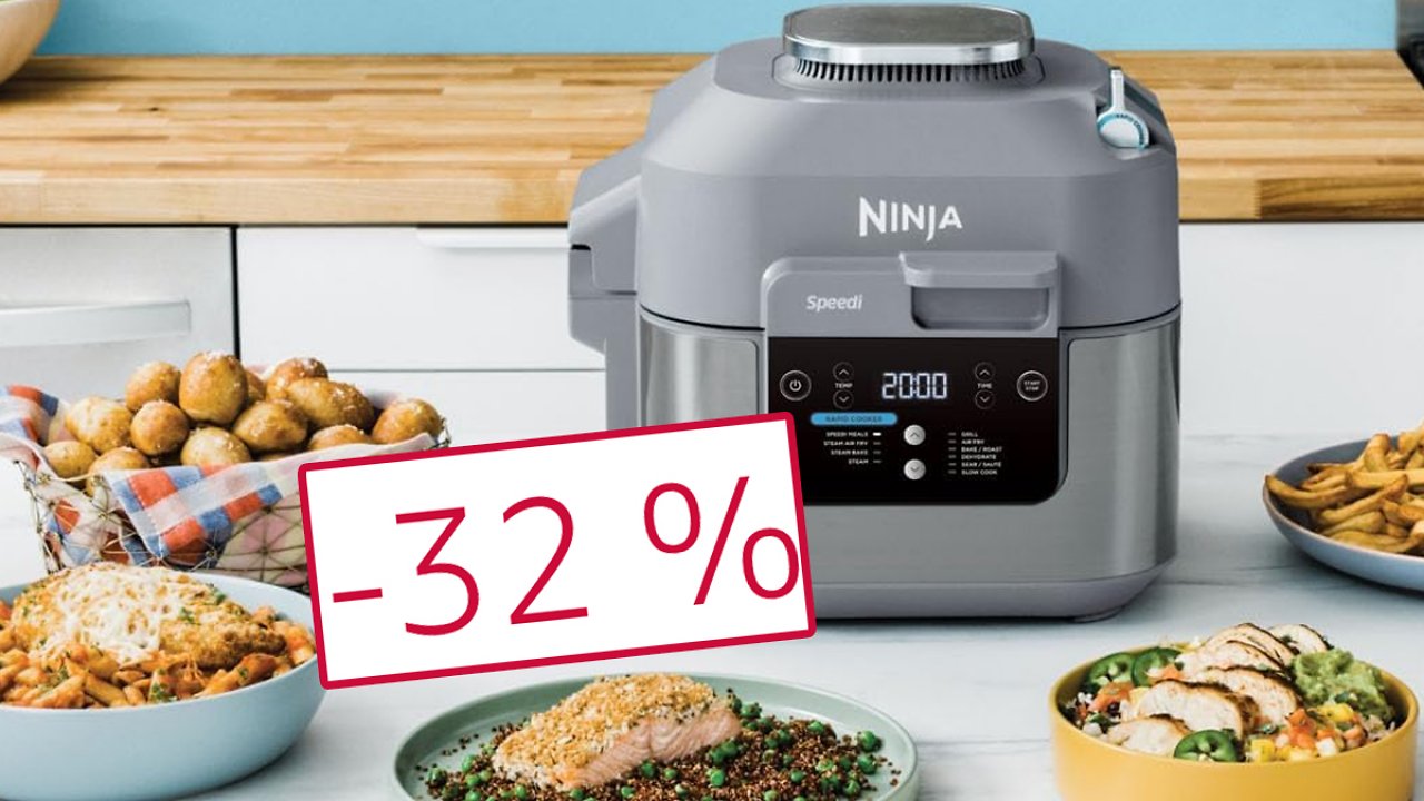 [29/11/2023] Amazon haut Ninja Speedi mit 80 Euro Rabatt raus: Multikocher ist nirgendwo günstiger