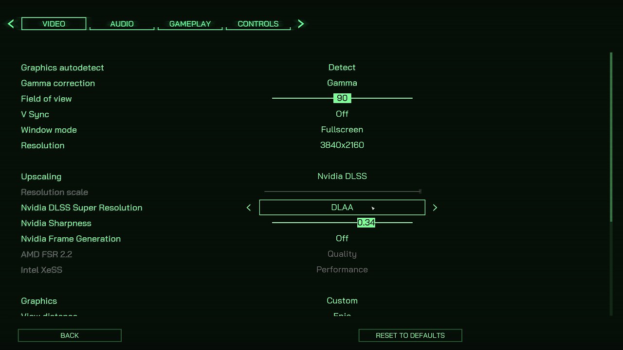 [07/11/2023] PC Graphics Options