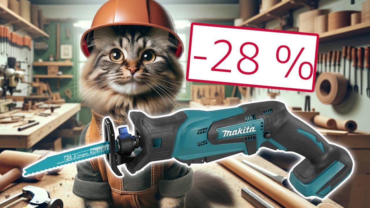 [28/11/2023] Fast 30 % Rabatt auf Makita Säbelsäge: Reciprosäge für 18V-Akkus bei Amazon im Angebot
