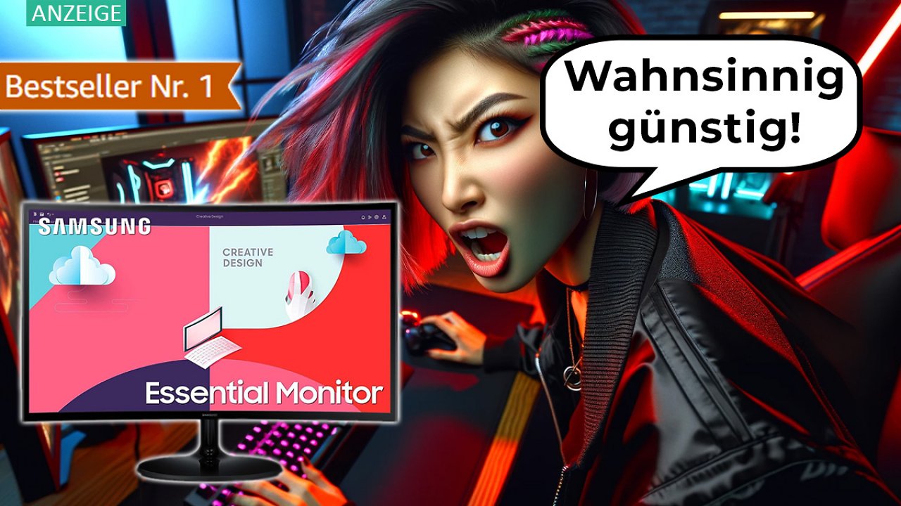 [07/11/2023] Amazon streicht die Preise: Nur knapp 90 Euro für Amazons meistverkauften Curved-Monitor - bereits tausendfach verkauft!