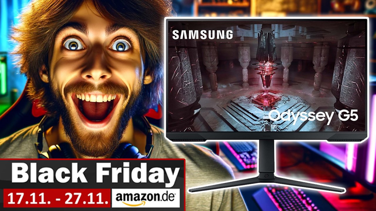 [20/11/2023] Samsung Odyssey G5 für nur noch 229 Euro: Gaming-Monitor mit 27 Zoll, WQHD und 165 Hz beim Amazon Black Friday