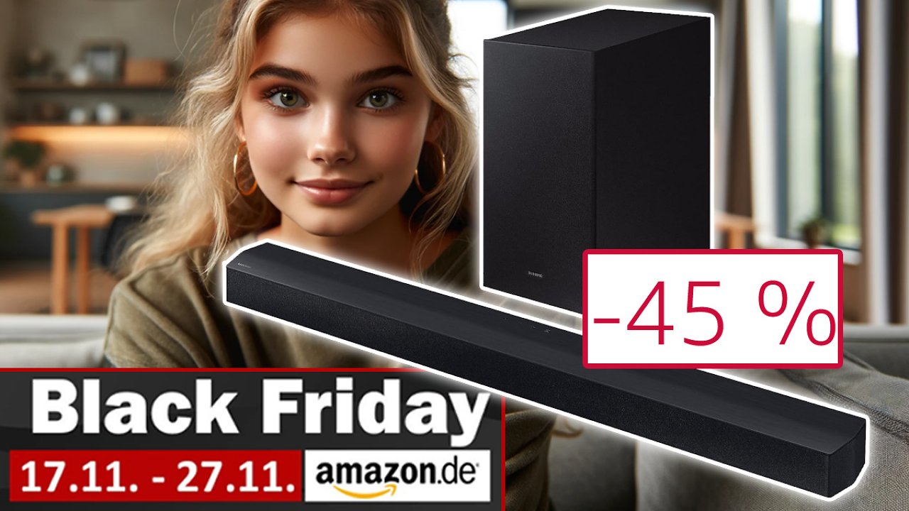 [21/11/2023] Kein Preisfehler: Amazon eskaliert bei Samsung-Soundbar für 129 Euro - bald ausverkauft!