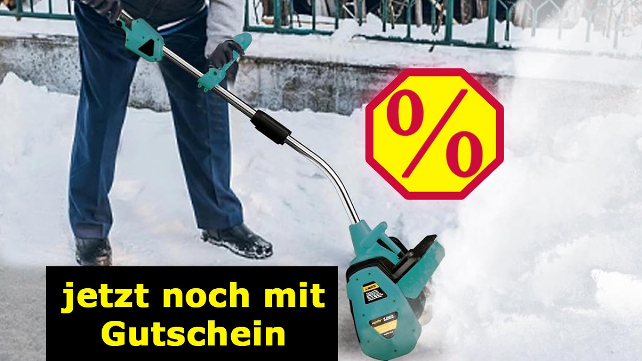 [29/11/2023] Topseller nach Einhell, dafür lieferbar: Schneefräse für Makita 18V-Akkus nur noch kurz mit Gutschein bei Amazon