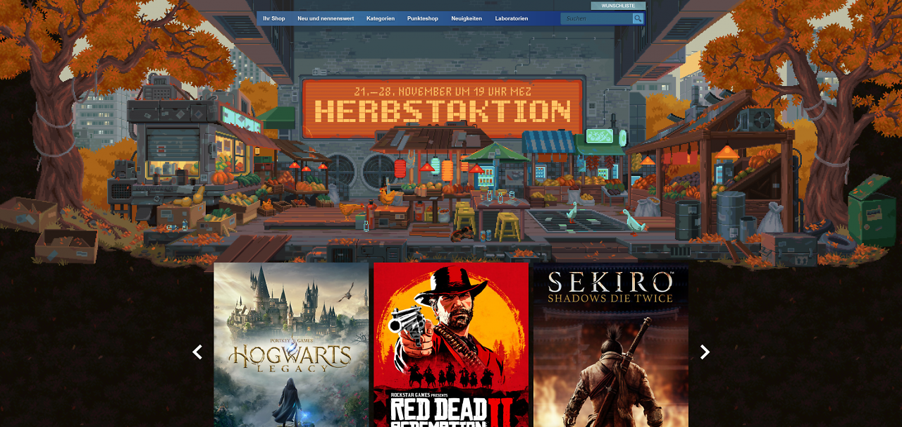[21/11/2023] Steam Herbstaktion