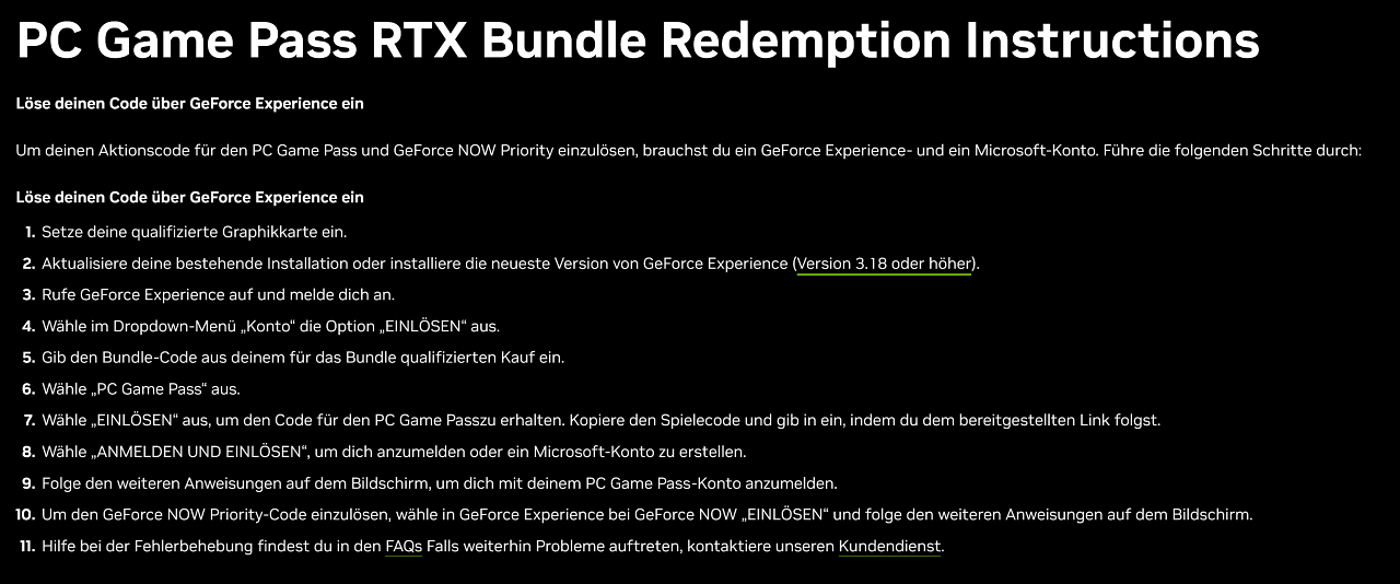 [28/11/2023] So werden die Codes des Bundles nach Erhalt entsprechend eingelöst