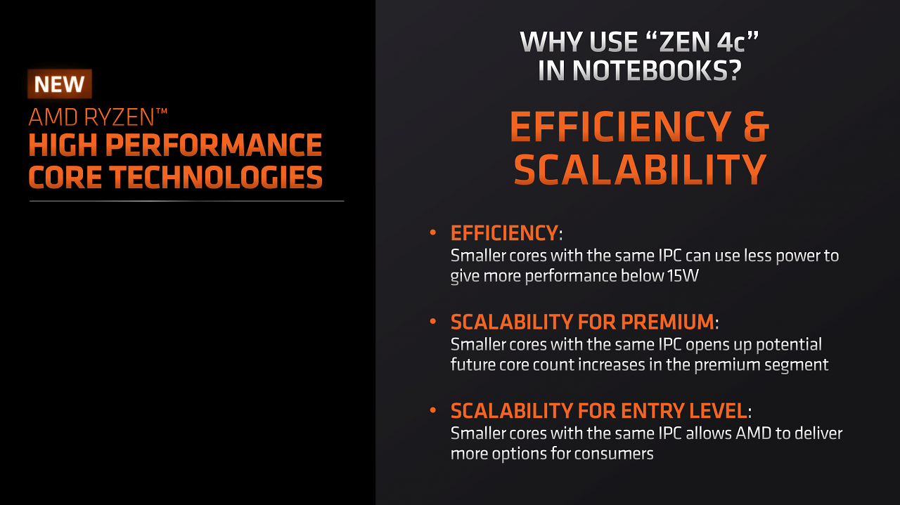 [03/11/2023] AMD bringt Zen 4c jetzt erstmals auch ins Notebook