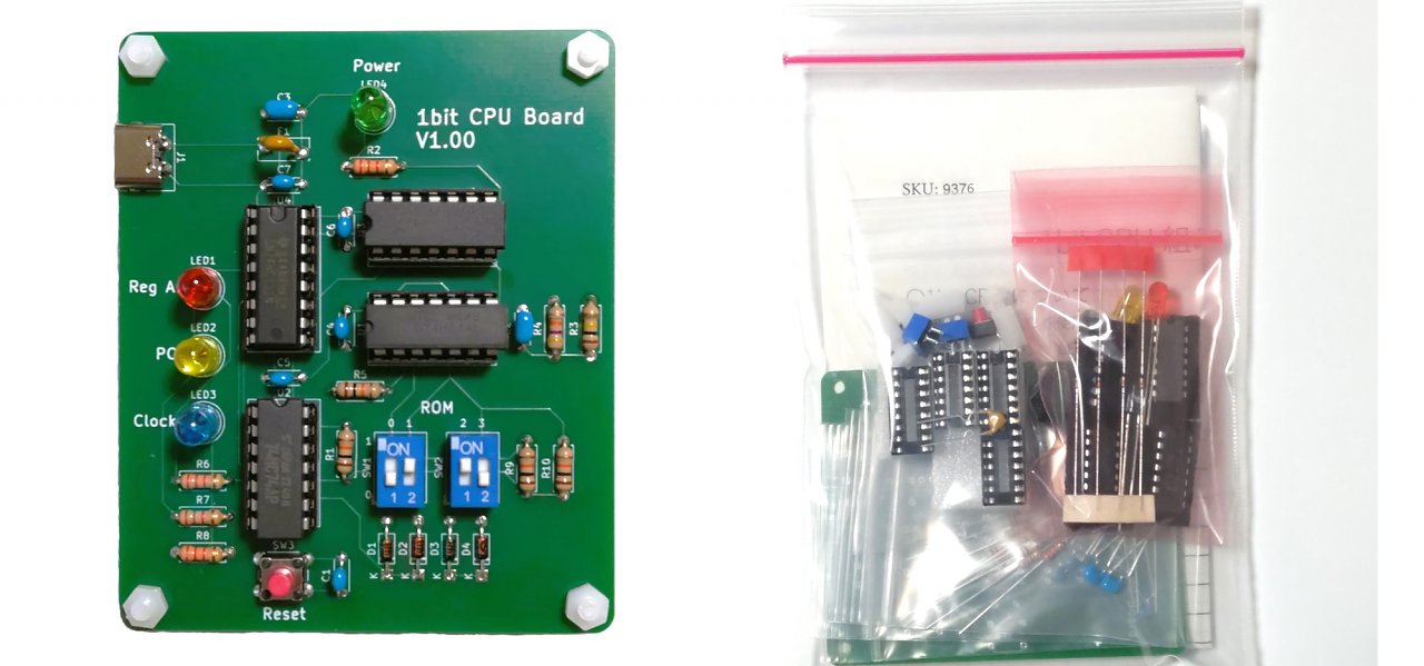 [21/12/2023] 1-Bit-Prozessor: Lächerlich langsamer Bausatz stößt auf großen Anklang