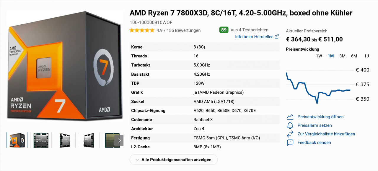 [11/12/2023] 7800X3D