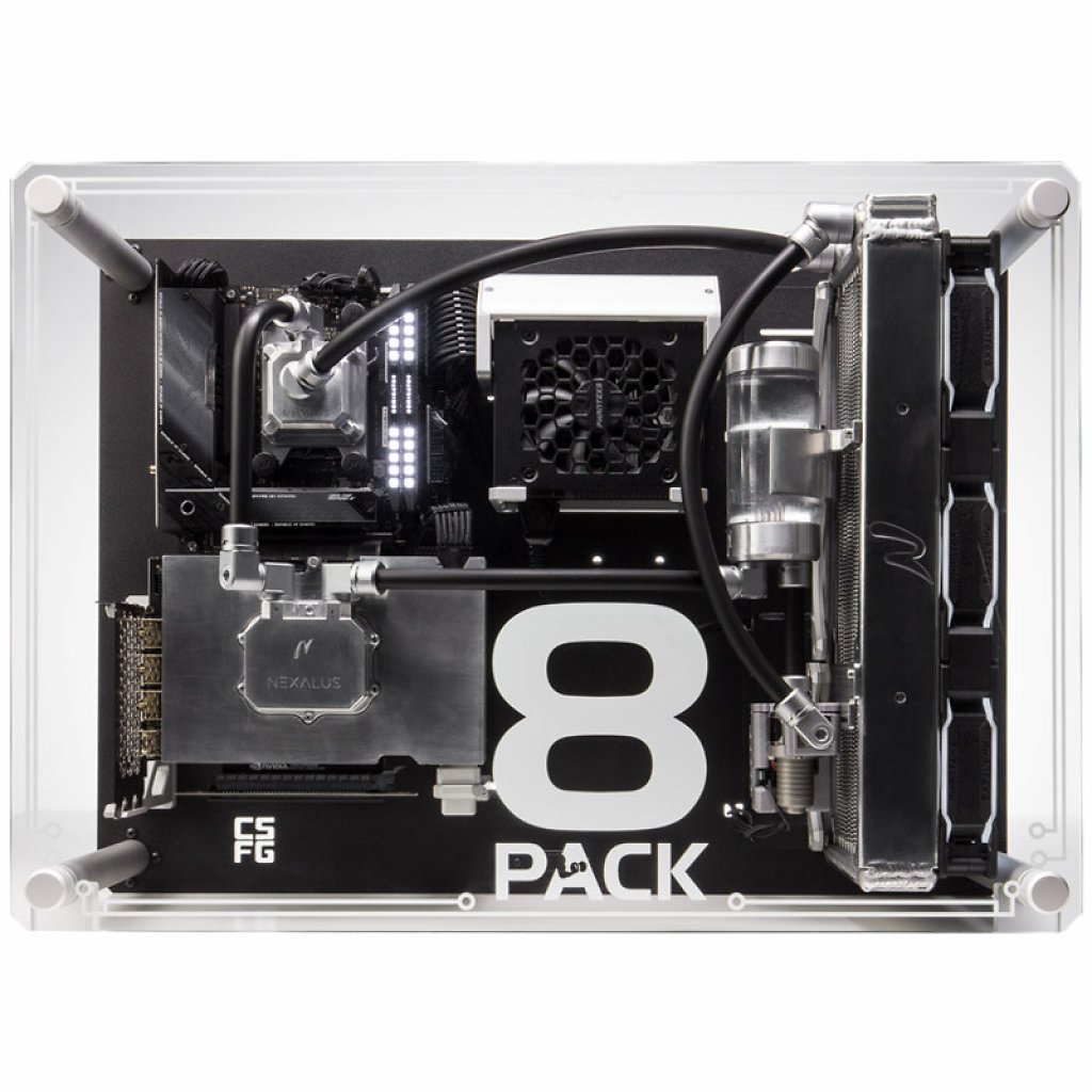 [07/12/2023] 8Pack Frame R8i: Neuer Premium-PC im Glaskasten mit RTX 4090 für 9.000 Euro (3)