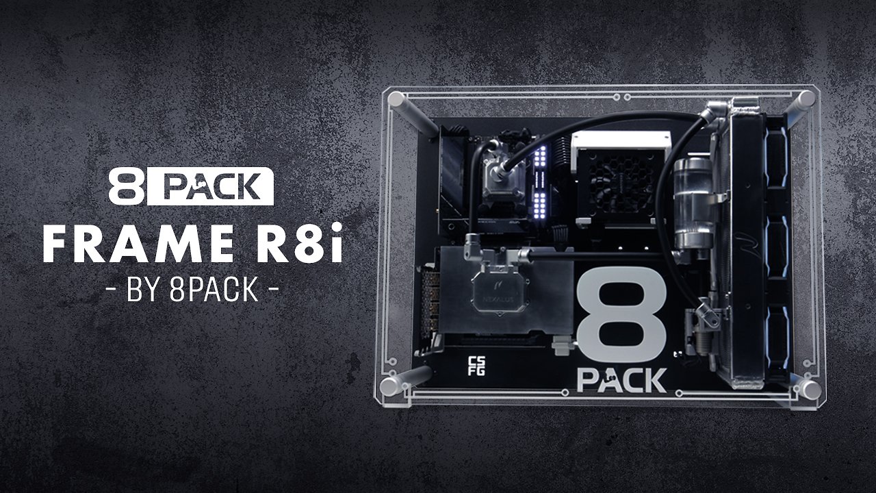 [07/12/2023] 8Pack Frame R8i: Neuer Premium-PC im Glaskasten mit RTX 4090 für 9.000 Euro (1)