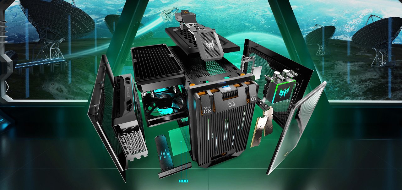 [01/12/2023] Explosionszeichnung des Acer Predator Orion X.