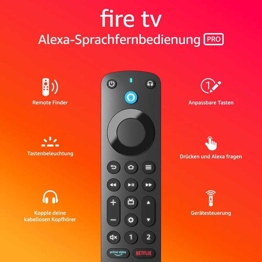 [21/12/2023] Funktionen der Alexa Sprachfernbedienung Pro