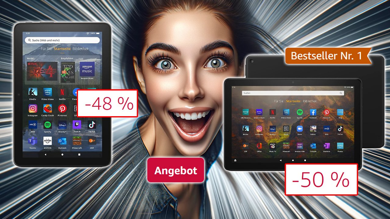 [05/12/2023] Kein Scherz! Amazon verschleudert Fire HD-Tablets zum halben Preis! Jetzt 50 % Rabatt auf Bestseller Nummer 1 sichern