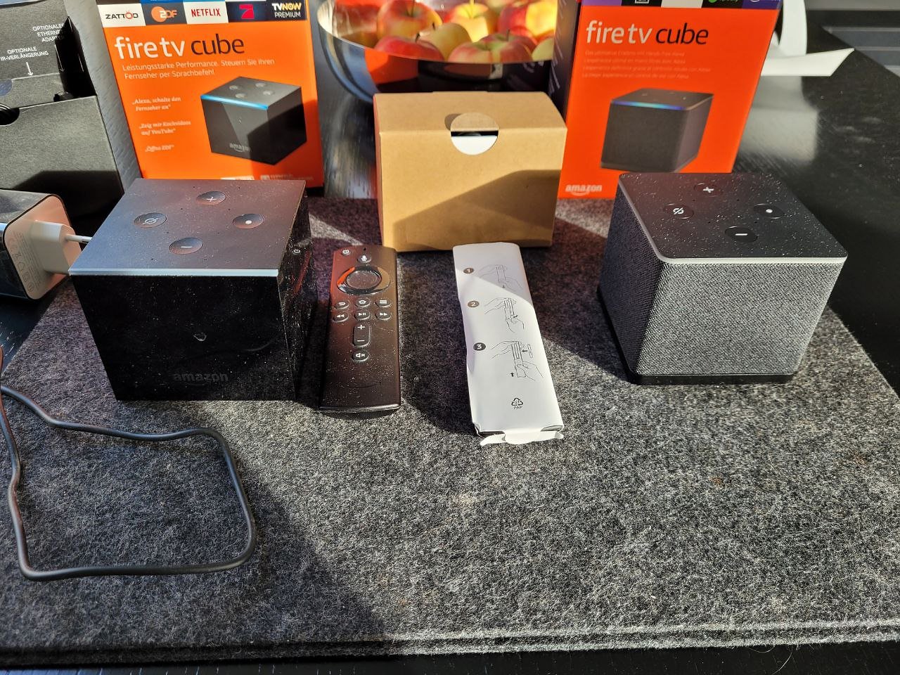 [15/12/2023] Amazon Fire TV Cube Gen 2 links vs. Gen 3 rechts