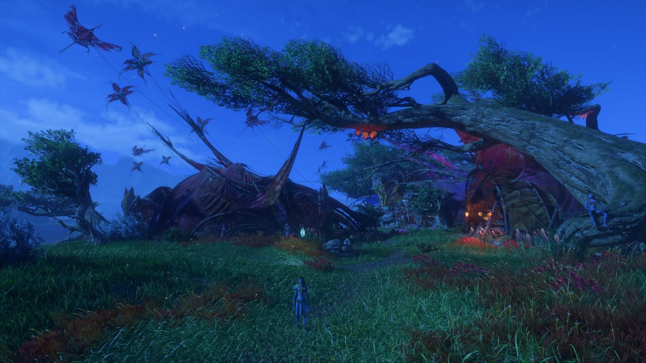 [06/12/2023] Die technischen Tops und Flops 2023 - Ende des Jahres überraschte Avatar Frontiers of Pandora Spieler und Tester mit einer famosen Umsetzung des Waldmondes dank runderneuerter Snowdrop Engine, toller Vegetationsdarstellung und feiner Raytracing-Beleuchtung.&nbsp;