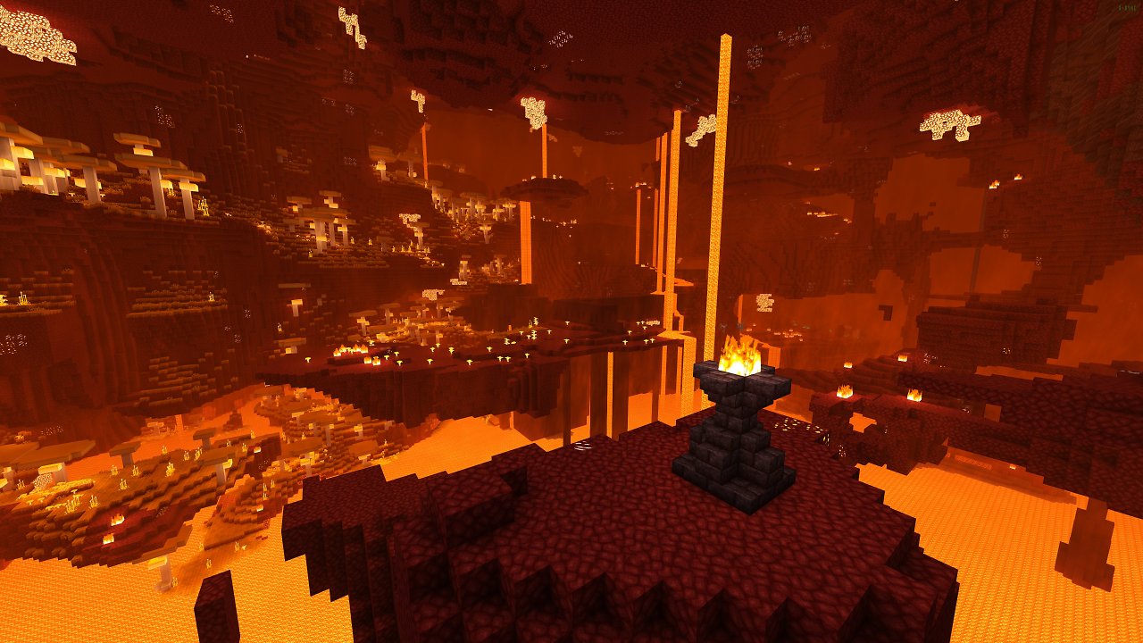 [21/12/2023] Mit Datapacks und größeren Modifikationspaketen lassen sich neue Umgebungen und Zusätze in altbekannten Dimensionen wie dem höllischen Nether völlig anders erleben.